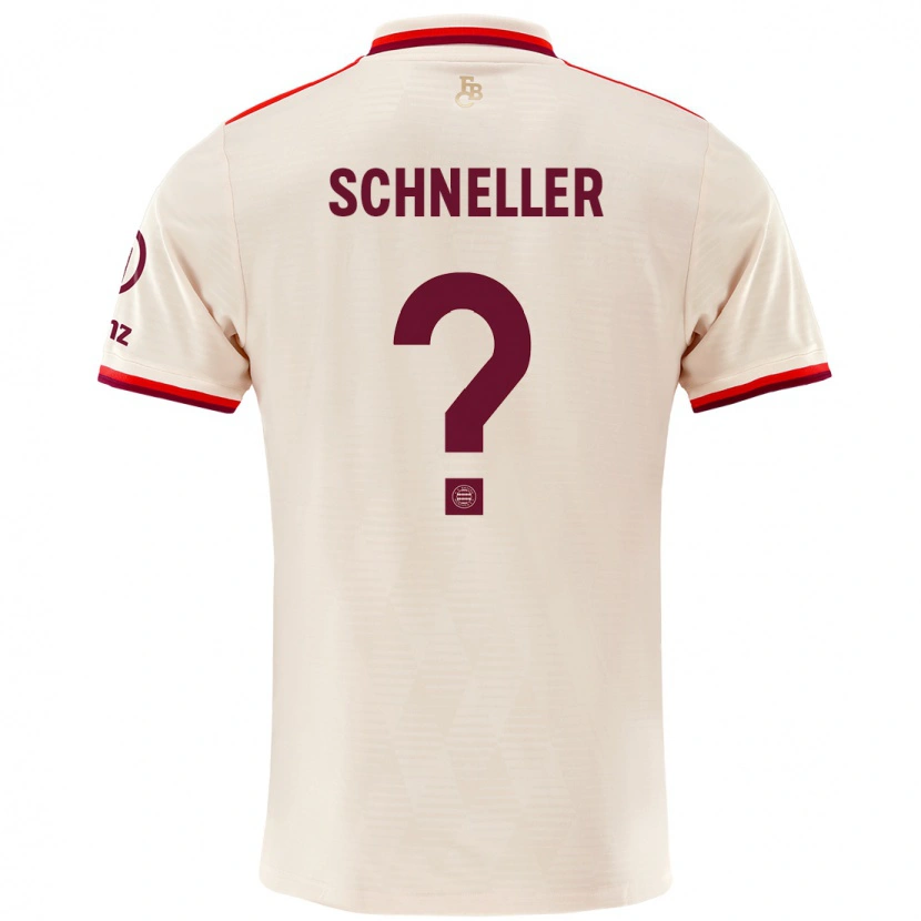 Danxen Donna Maglia Lukas Schneller #0 Lino Kit Gara Third 2024/25 Maglietta