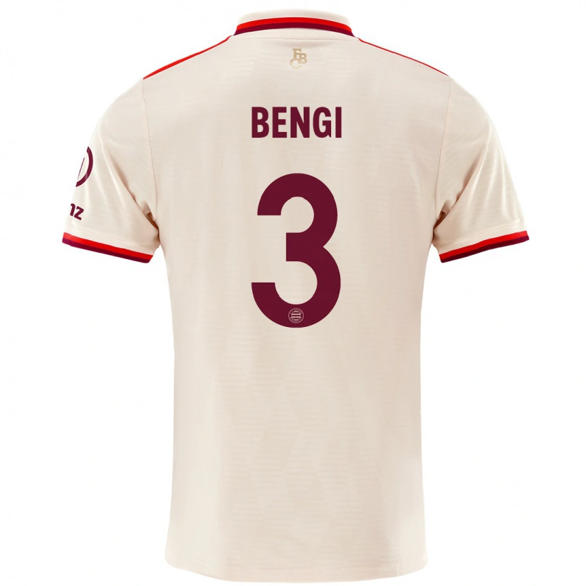 Danxen Donna Maglia Kaan Bengi #3 Lino Kit Gara Third 2024/25 Maglietta