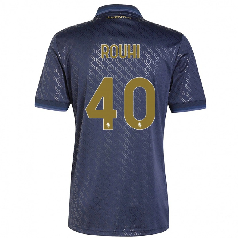 Danxen Donna Maglia Jonas Rouhi #40 Blu Navy Kit Gara Third 2024/25 Maglietta