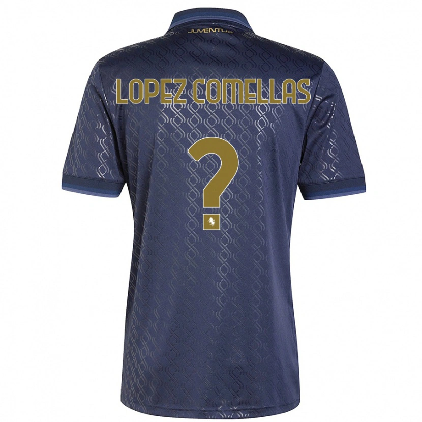 Danxen Donna Maglia Ivan Lopez Comellas #0 Blu Navy Kit Gara Third 2024/25 Maglietta