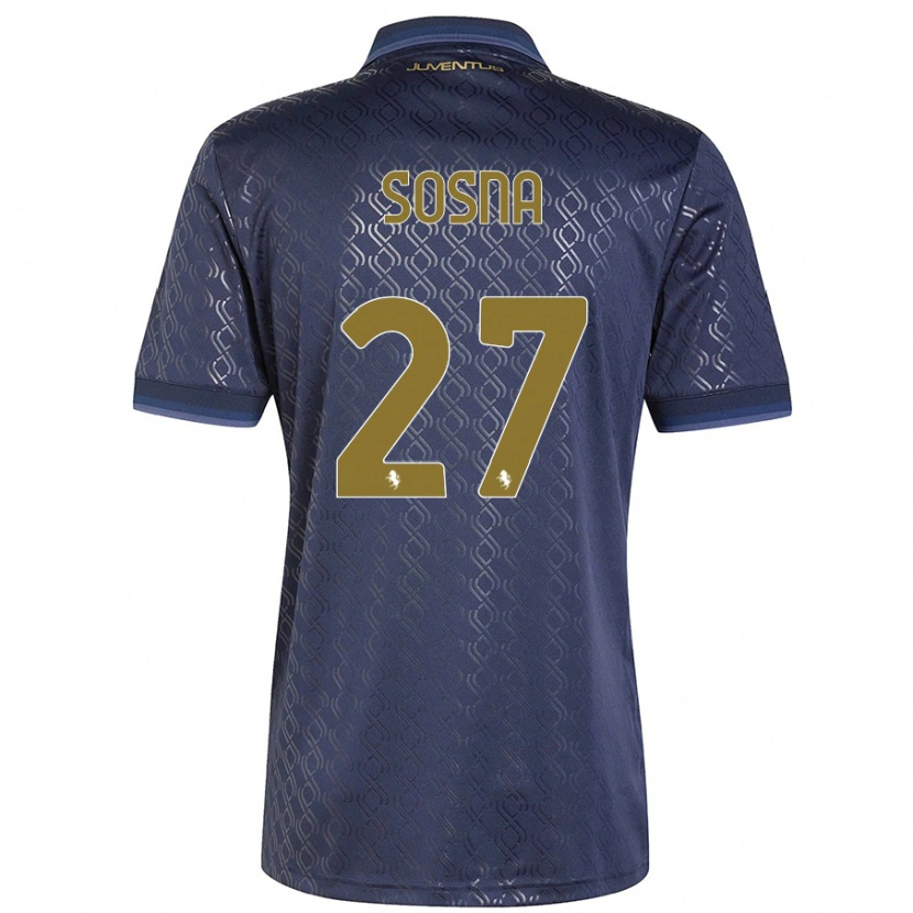 Danxen Donna Maglia Adam Sosna #27 Blu Navy Kit Gara Third 2024/25 Maglietta
