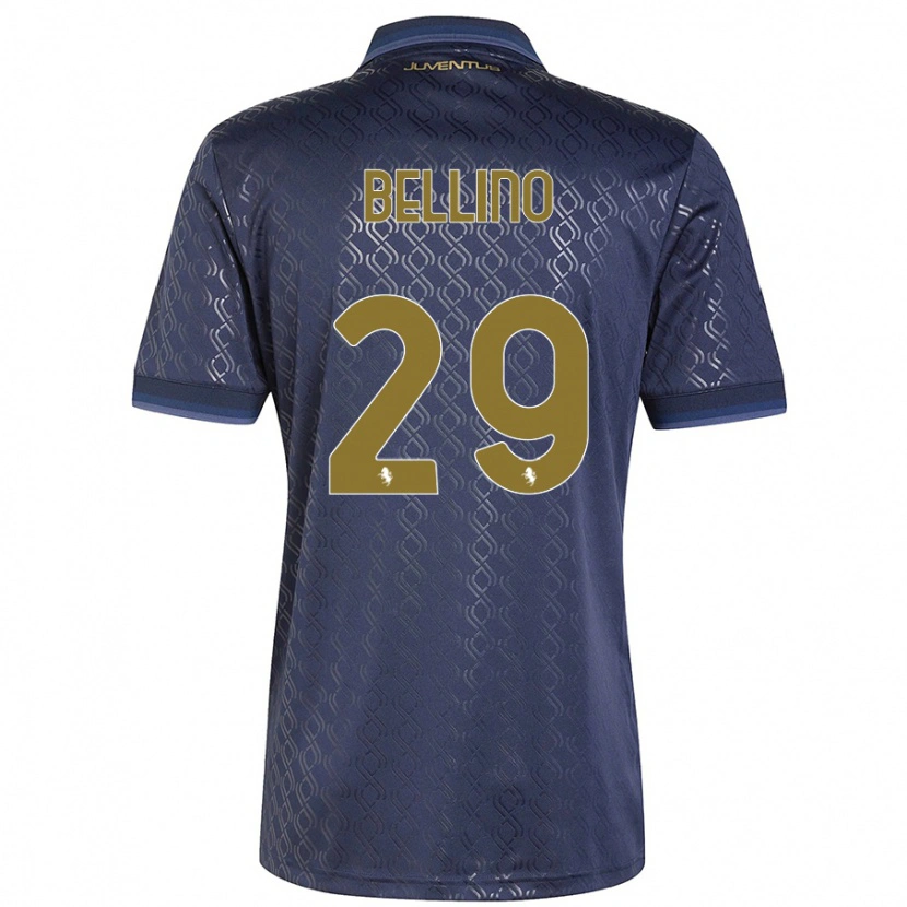 Danxen Donna Maglia Filippo Bellino #29 Blu Navy Kit Gara Third 2024/25 Maglietta