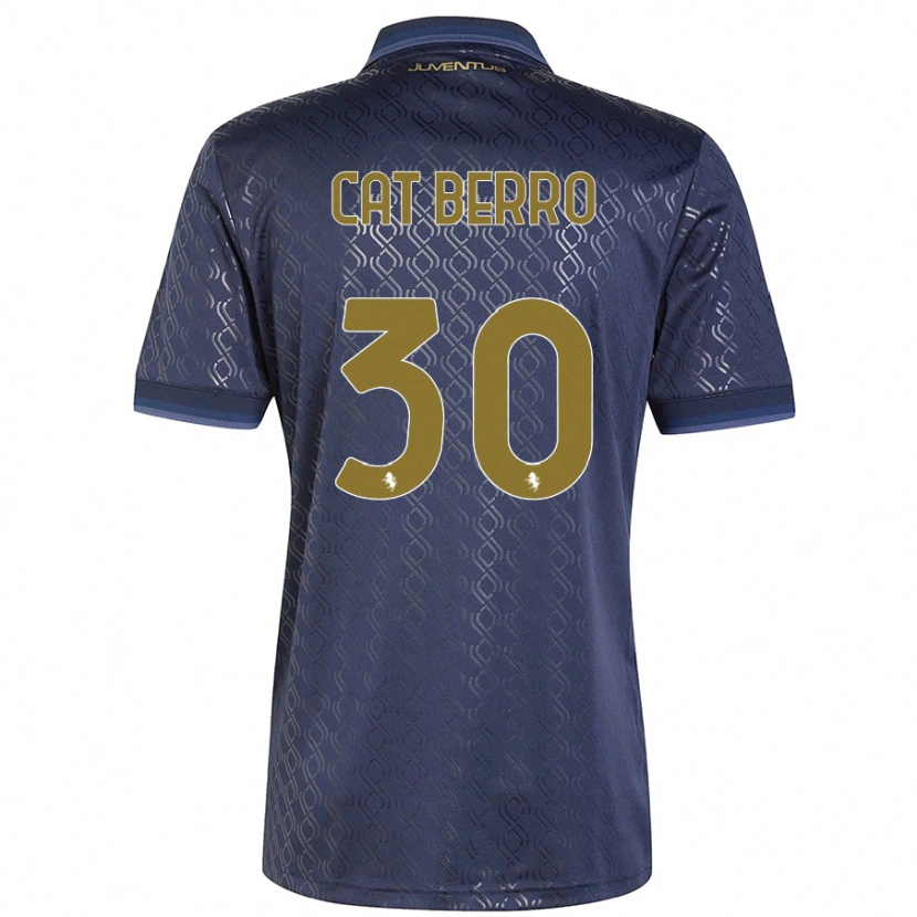 Danxen Donna Maglia Simone Cat Berro #30 Blu Navy Kit Gara Third 2024/25 Maglietta