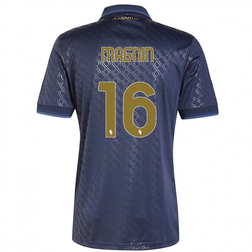 Danxen Donna Maglia Pauline Peyraud-Magnin #16 Blu Navy Kit Gara Third 2024/25 Maglietta