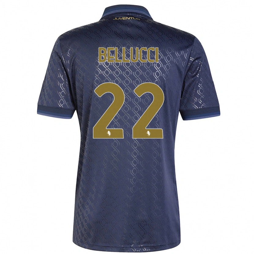 Danxen Donna Maglia Melissa Bellucci #22 Blu Navy Kit Gara Third 2024/25 Maglietta