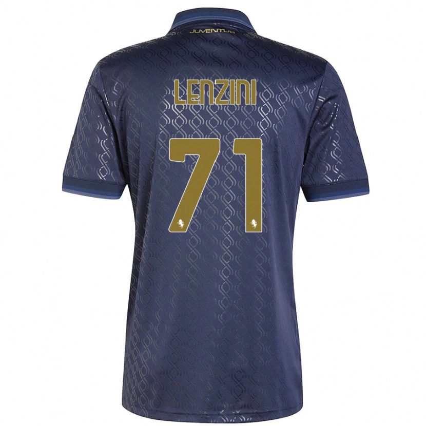 Danxen Donna Maglia Martina Lenzini #71 Blu Navy Kit Gara Third 2024/25 Maglietta