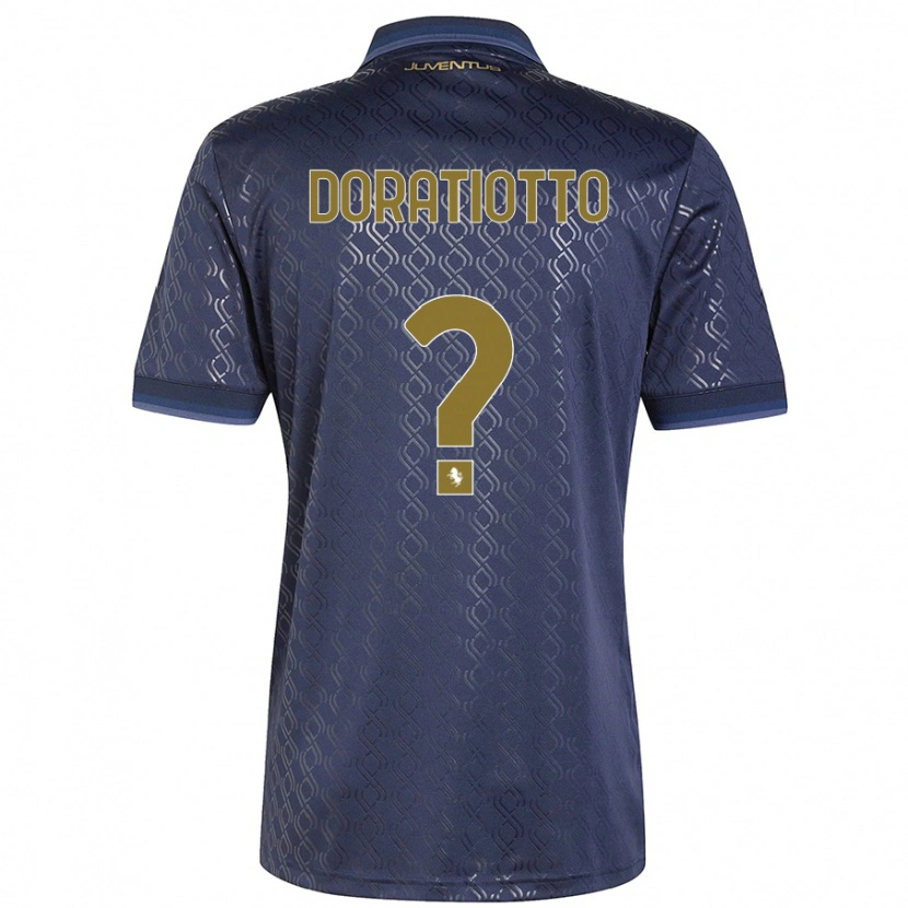 Danxen Donna Maglia Giulio Doratiotto #0 Blu Navy Kit Gara Third 2024/25 Maglietta