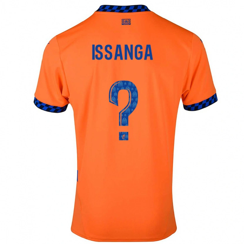 Danxen Donna Maglia Alexandre Issanga #0 Arancione Blu Scuro Kit Gara Third 2024/25 Maglietta
