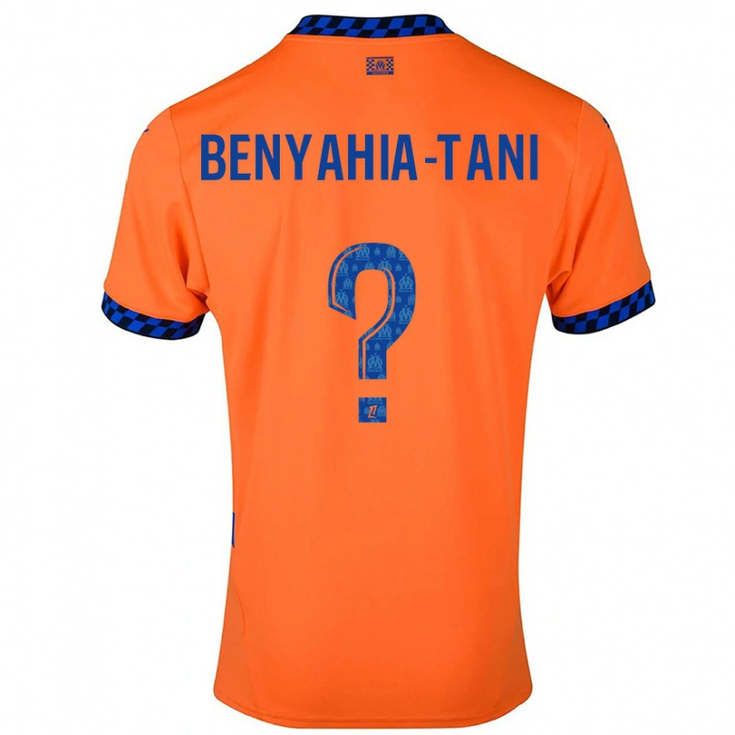Danxen Donna Maglia Aylan Benyahia-Tani #0 Arancione Blu Scuro Kit Gara Third 2024/25 Maglietta