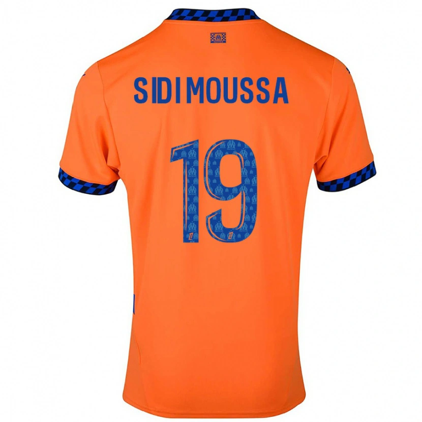 Danxen Donna Maglia Salima Sidi Moussa #19 Arancione Blu Scuro Kit Gara Third 2024/25 Maglietta