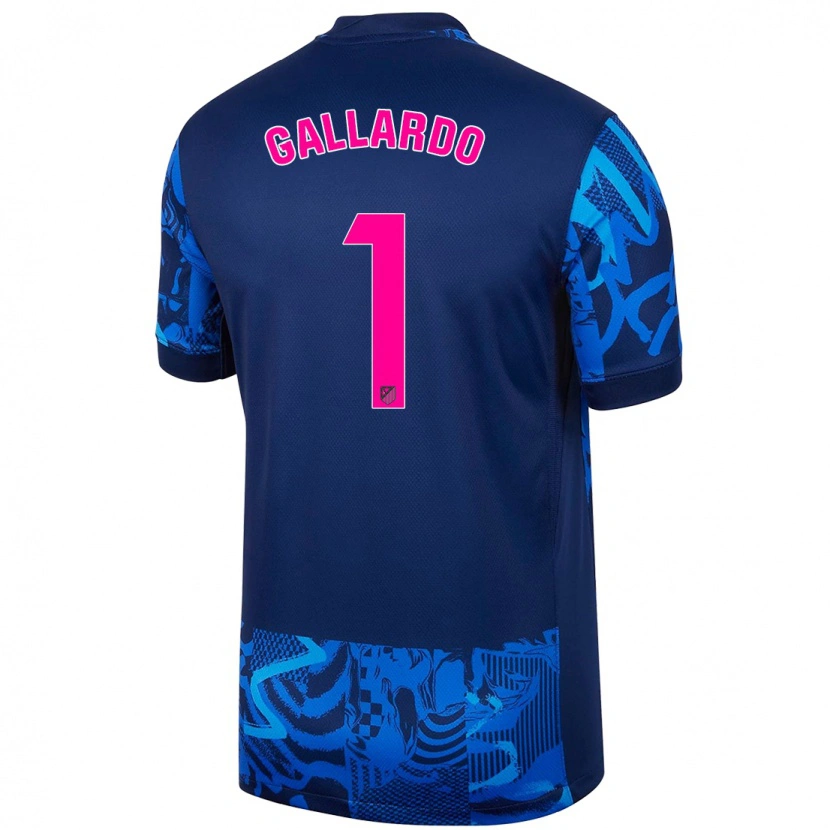 Danxen Donna Maglia Lola Gallardo #1 Blu Reale Kit Gara Third 2024/25 Maglietta