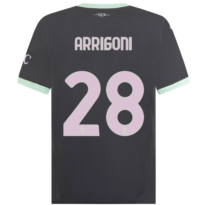 Danxen Donna Maglia Giorgia Arrigoni #28 Grigio Kit Gara Third 2024/25 Maglietta