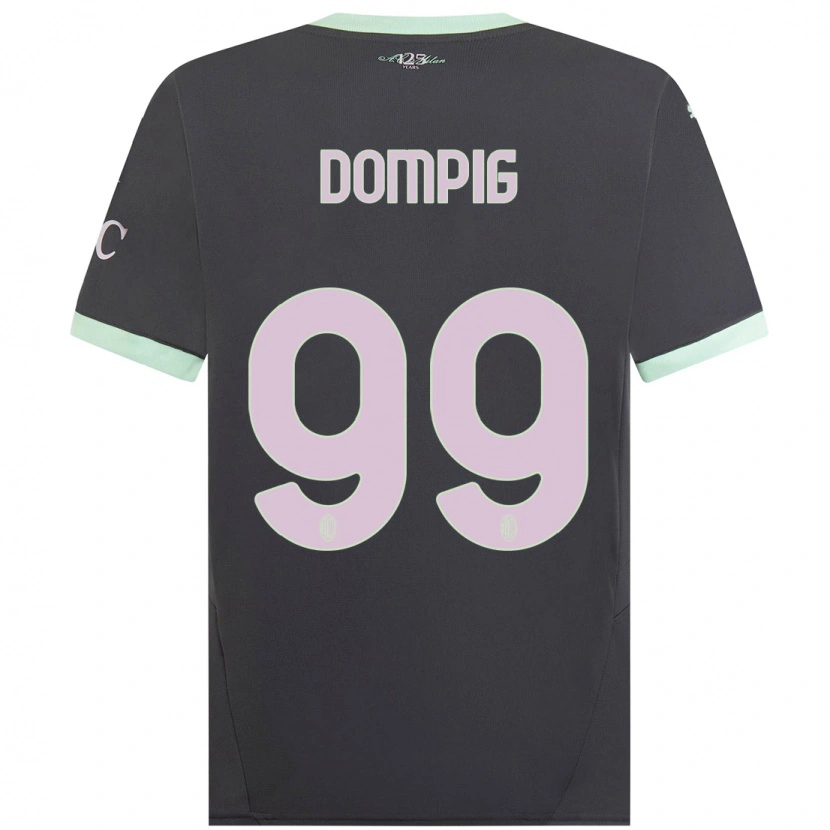 Danxen Donna Maglia Chanté Dompig #99 Grigio Kit Gara Third 2024/25 Maglietta