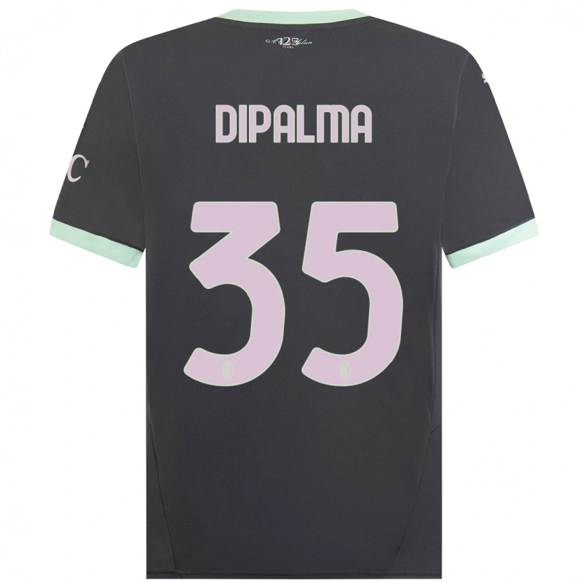 Danxen Donna Maglia Matteo Dipalma #35 Grigio Kit Gara Third 2024/25 Maglietta