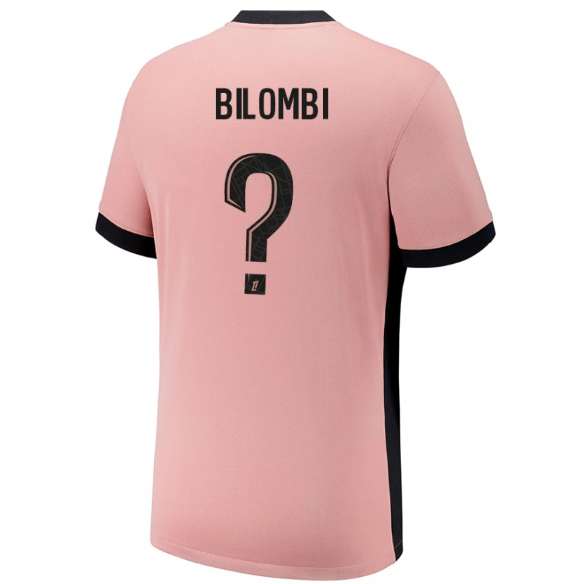 Danxen Donna Maglia Landryna Lushimba Bilombi #0 Rosa Ruggine Kit Gara Third 2024/25 Maglietta