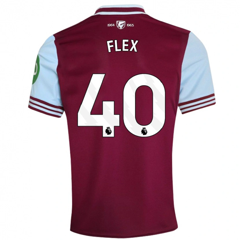 Danxen Bambino Maglia Armstrong Oko Flex #40 Rosso Scuro Kit Gara Home 2024/25 Maglietta