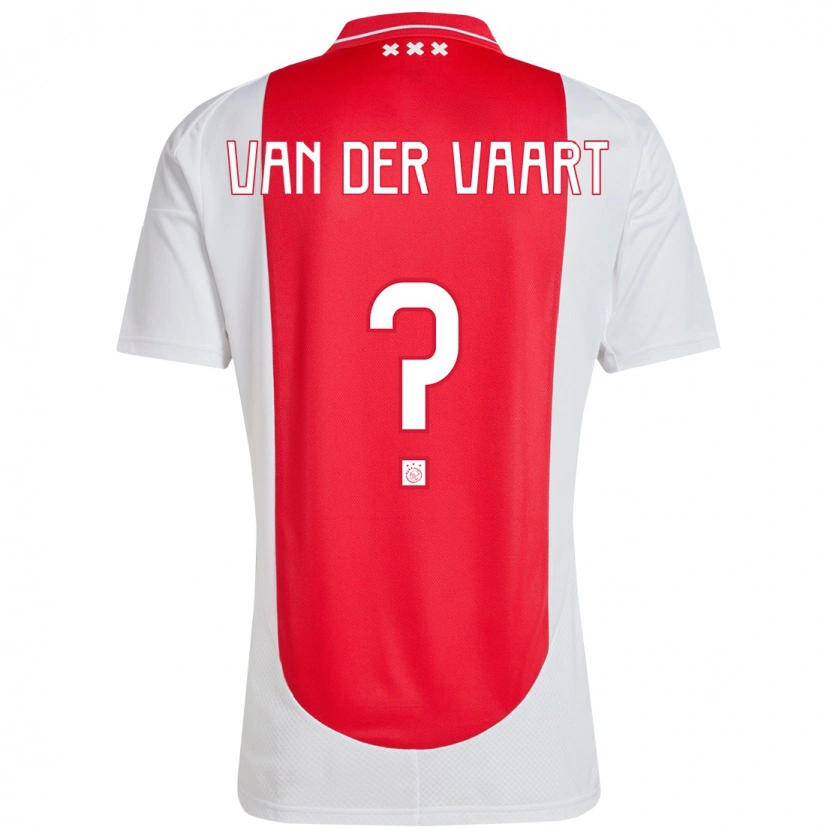 Danxen Bambino Maglia Damian Van Der Vaart #0 Rosso Bianco Kit Gara Home 2024/25 Maglietta