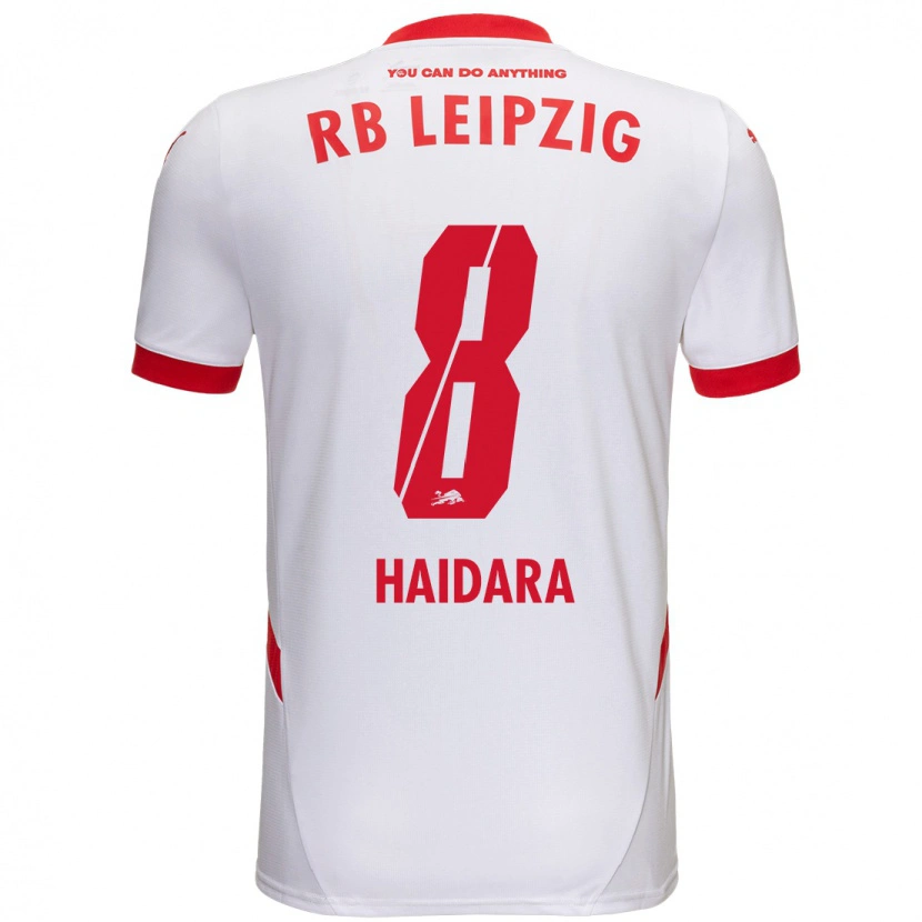 Danxen Bambino Maglia Amadou Haidara #8 Bianco Rosso Kit Gara Home 2024/25 Maglietta