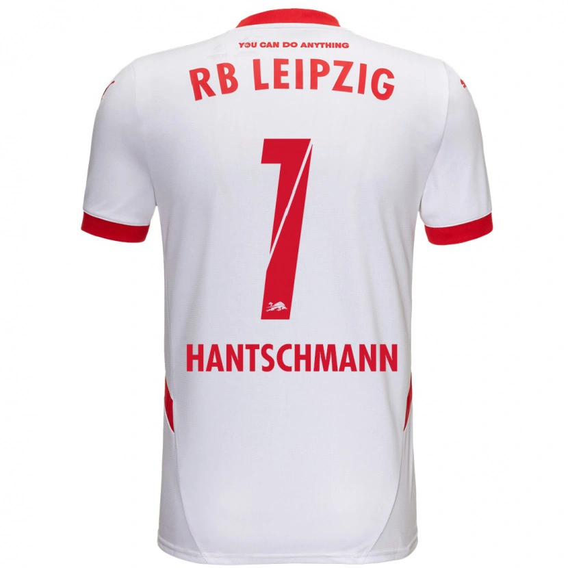 Danxen Bambino Maglia Franz Hantschmann #1 Bianco Rosso Kit Gara Home 2024/25 Maglietta