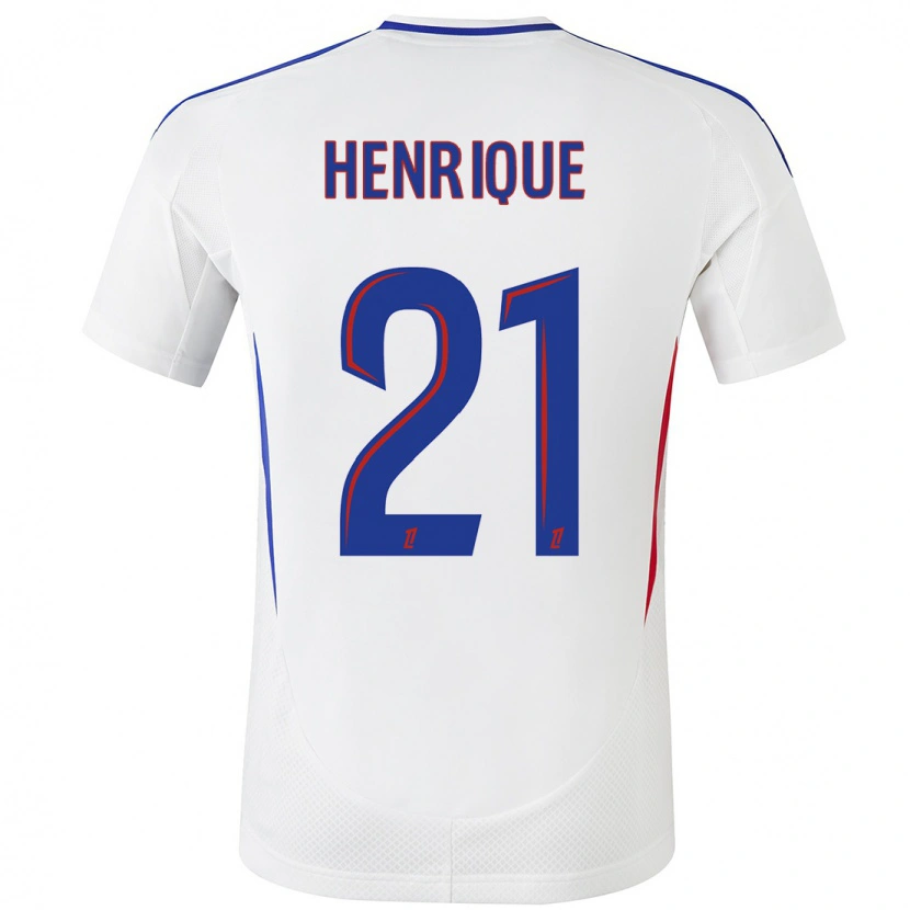Danxen Bambino Maglia Henrique Silva #21 Bianco Blu Kit Gara Home 2024/25 Maglietta