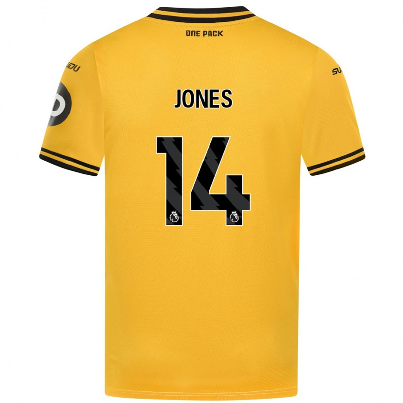 Danxen Bambino Maglia Meesha Dudley-Jones #14 Giallo Kit Gara Home 2024/25 Maglietta