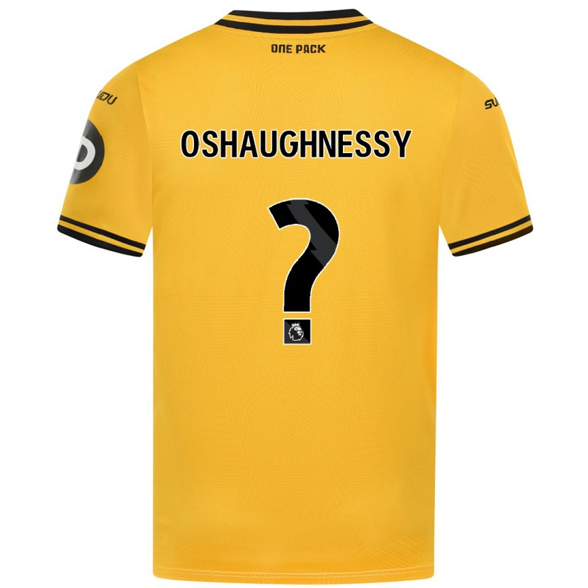 Danxen Bambino Maglia Joe Oshaughnessy #0 Giallo Kit Gara Home 2024/25 Maglietta
