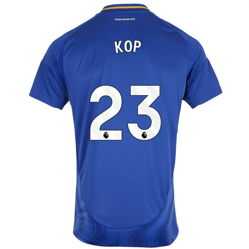 Danxen Bambino Maglia Lize Kop #23 Blu Bianco Kit Gara Home 2024/25 Maglietta