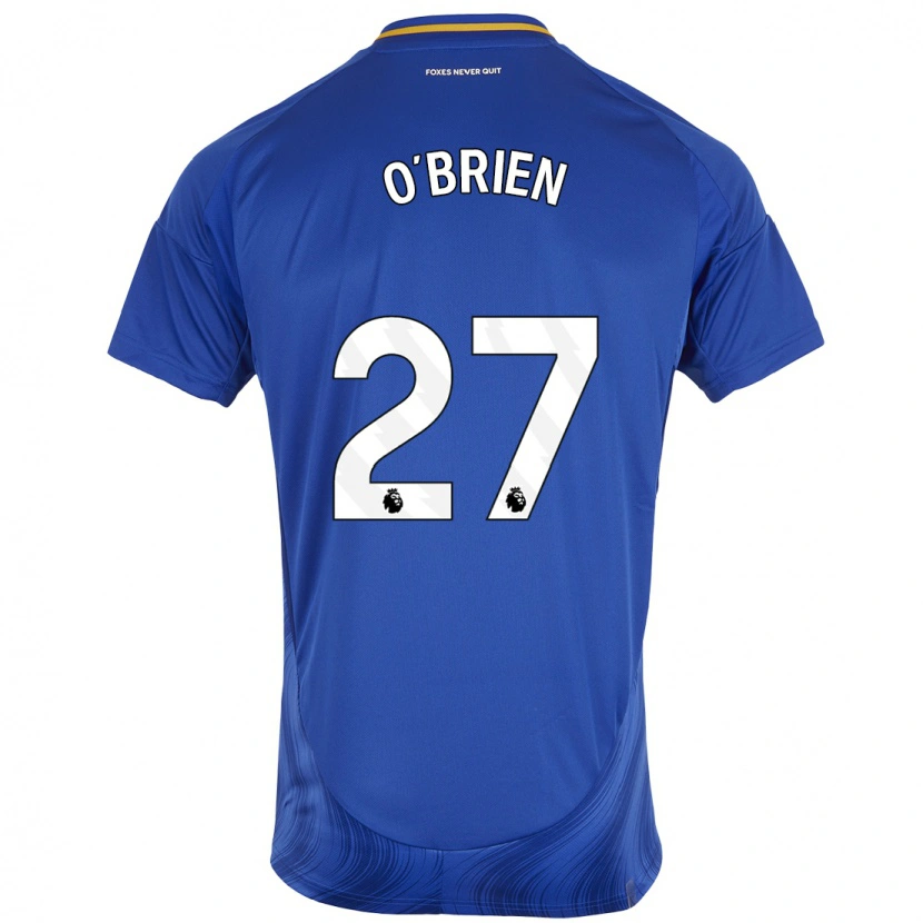 Danxen Bambino Maglia Shannon O'brien #27 Blu Bianco Kit Gara Home 2024/25 Maglietta