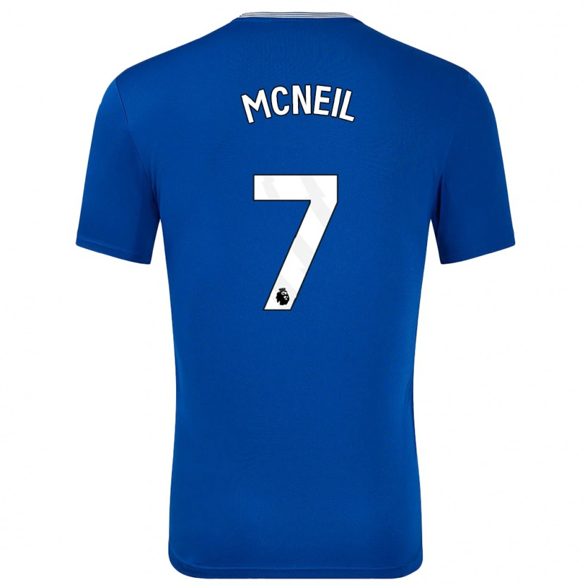 Danxen Bambino Maglia Dwight Mcneil #7 Blu Con Kit Gara Home 2024/25 Maglietta