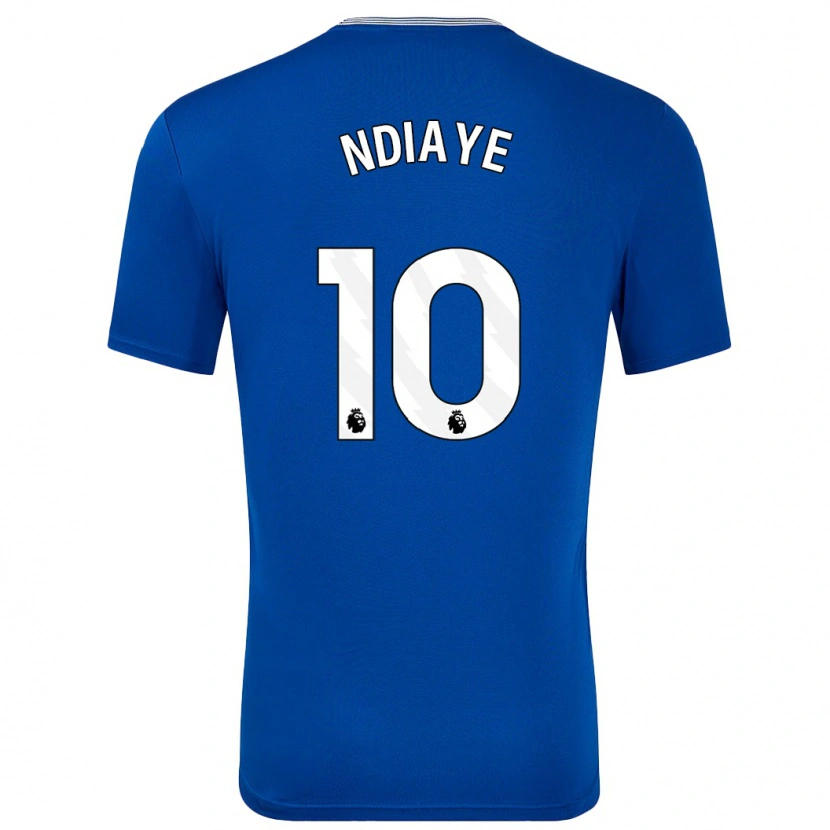 Danxen Bambino Maglia Iliman Ndiaye #10 Blu Con Kit Gara Home 2024/25 Maglietta