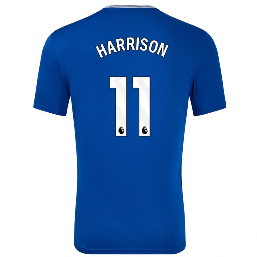 Danxen Bambino Maglia Jack Harrison #11 Blu Con Kit Gara Home 2024/25 Maglietta