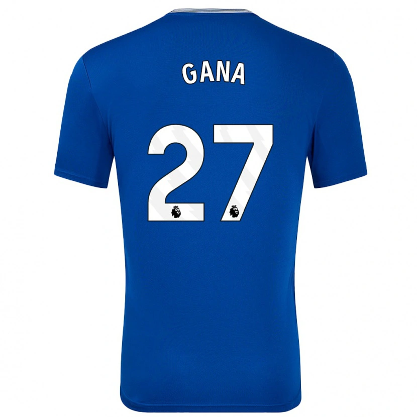 Danxen Bambino Maglia Idrissa Gueye #27 Blu Con Kit Gara Home 2024/25 Maglietta