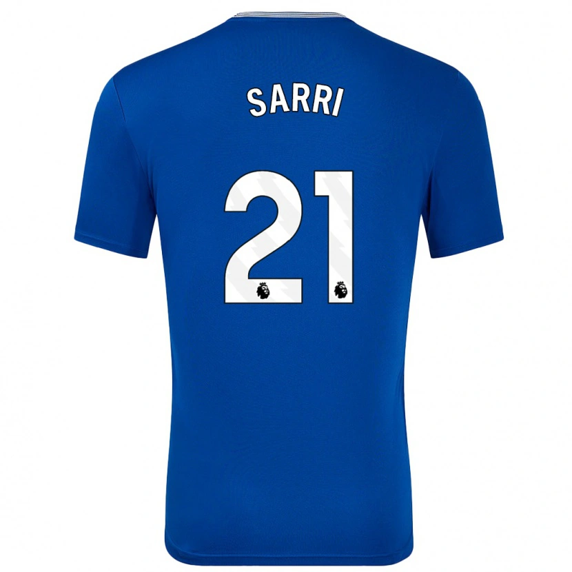 Danxen Bambino Maglia Veatriki Sarri #21 Blu Con Kit Gara Home 2024/25 Maglietta