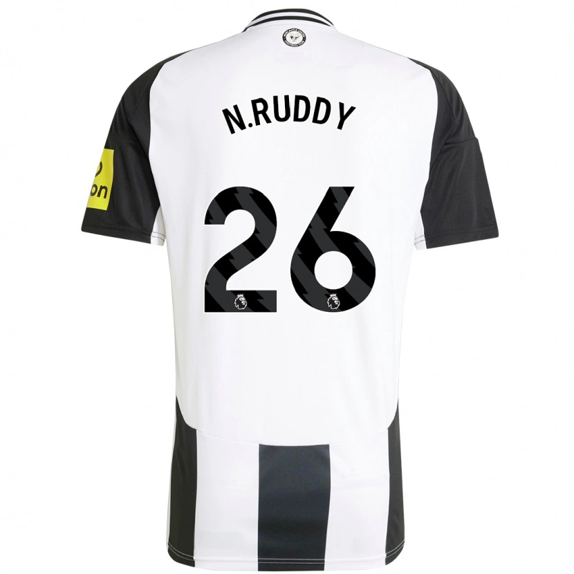 Danxen Bambino Maglia John Ruddy #26 Bianco Nero Kit Gara Home 2024/25 Maglietta