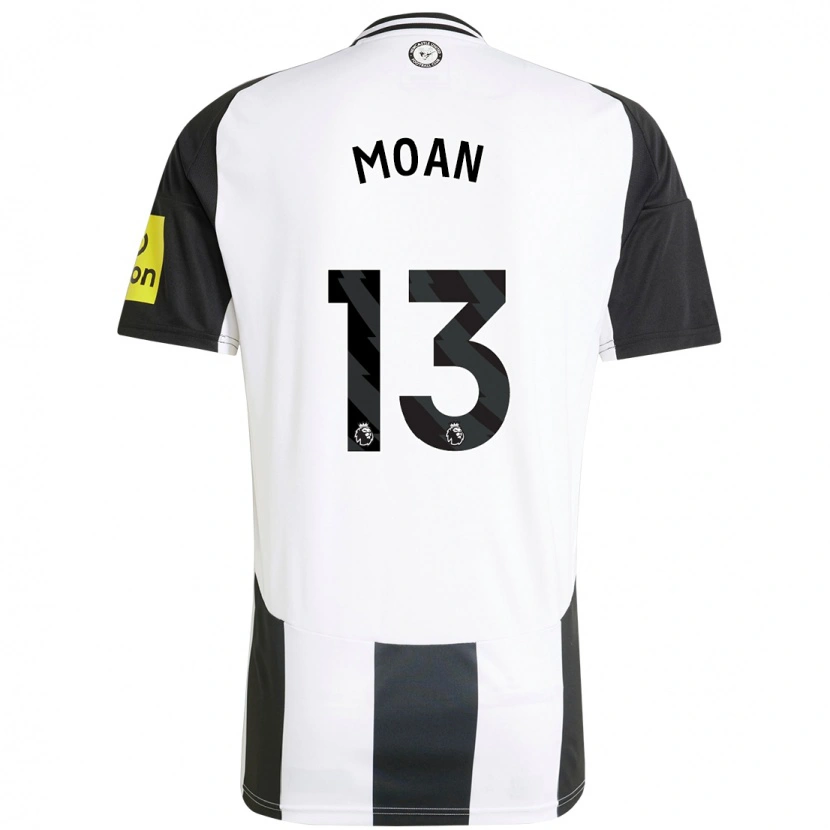 Danxen Bambino Maglia Claudia Moan #13 Bianco Nero Kit Gara Home 2024/25 Maglietta