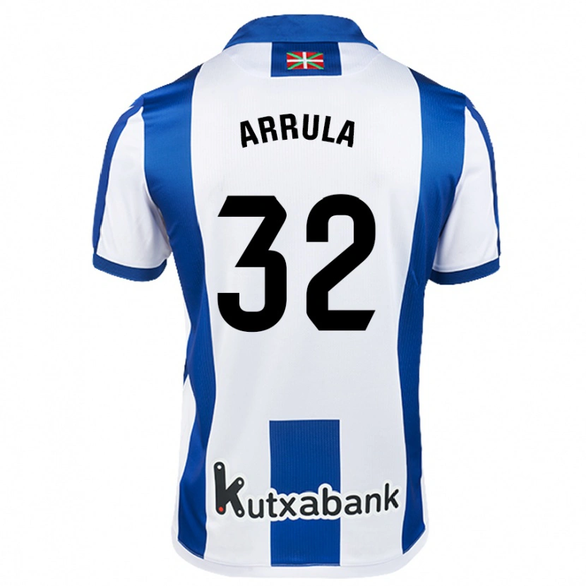 Danxen Bambino Maglia Julia Arrula #32 Bianco Blu Kit Gara Home 2024/25 Maglietta