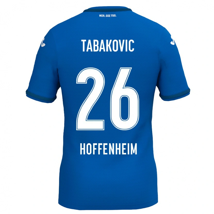 Danxen Bambino Maglia Haris Tabakovic #26 Blu Reale Kit Gara Home 2024/25 Maglietta