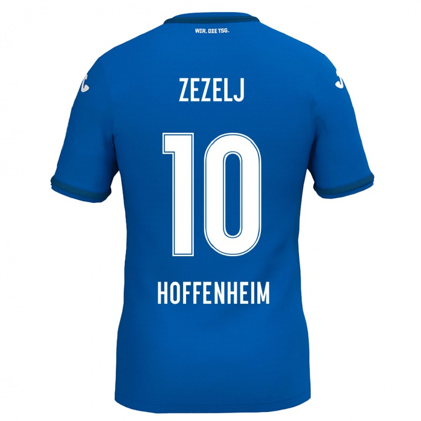 Danxen Bambino Maglia Neno Zezelj #10 Blu Reale Kit Gara Home 2024/25 Maglietta