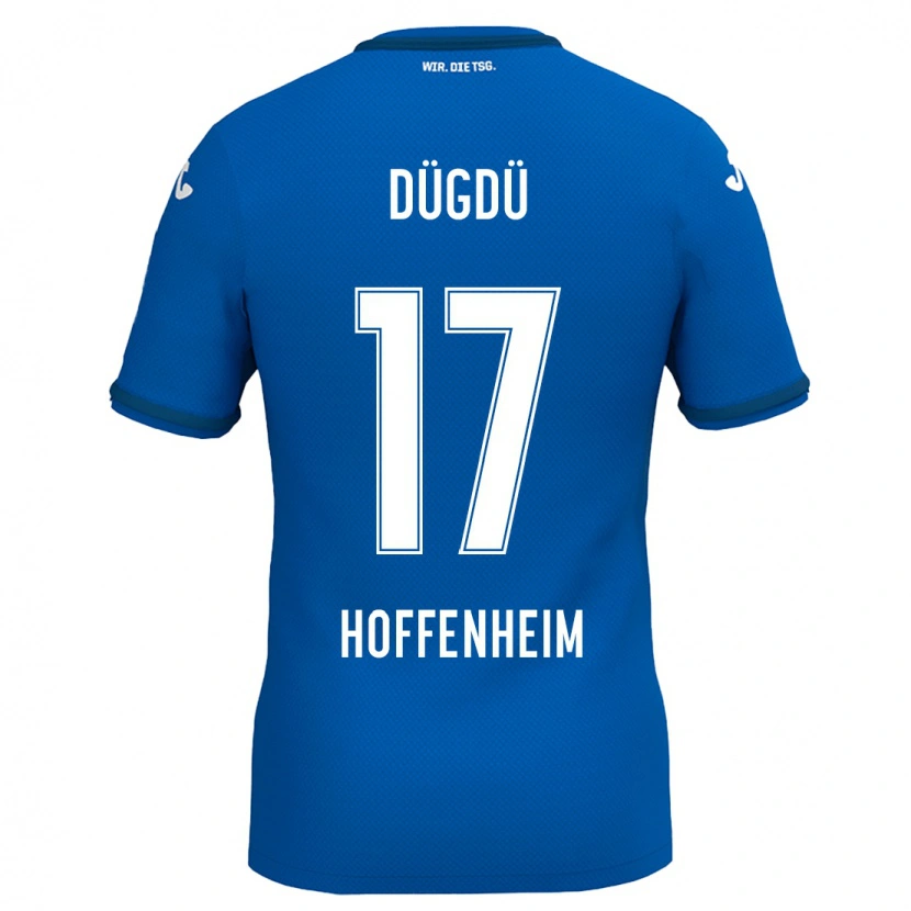 Danxen Bambino Maglia Tamay Dügdü #17 Blu Reale Kit Gara Home 2024/25 Maglietta