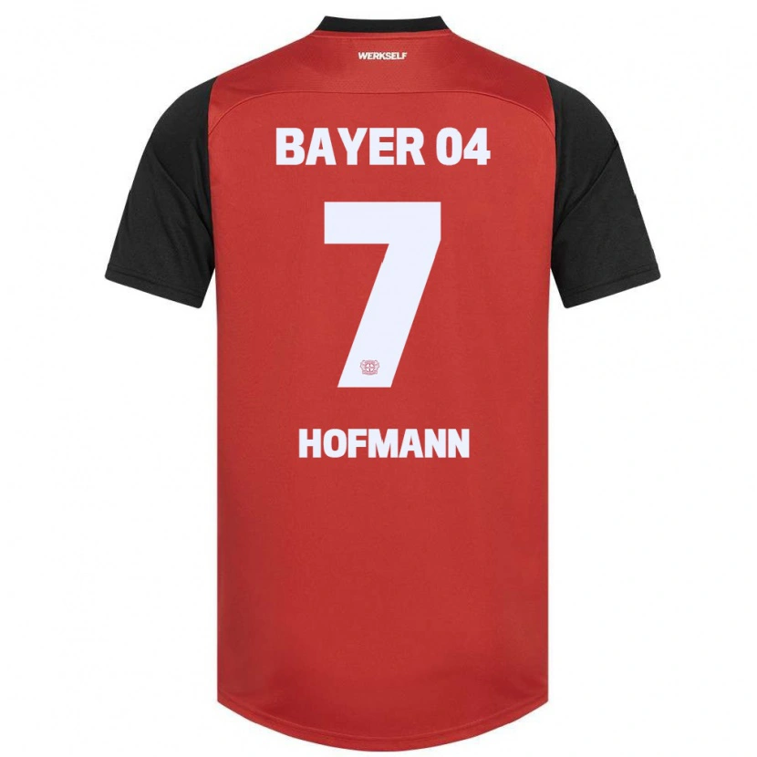 Danxen Bambino Maglia Jonas Hofmann #7 Rosso Nero Kit Gara Home 2024/25 Maglietta