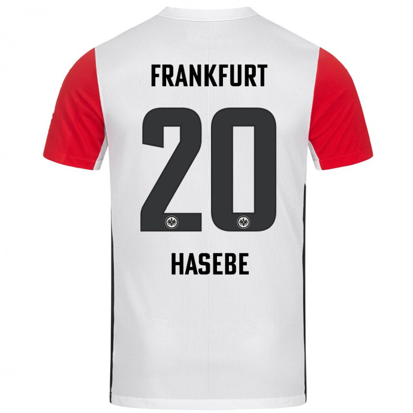 Danxen Bambino Maglia Makoto Hasebe #20 Bianco Rosso Kit Gara Home 2024/25 Maglietta