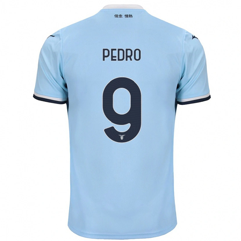 Danxen Bambino Maglia Pedro #9 Blu Kit Gara Home 2024/25 Maglietta