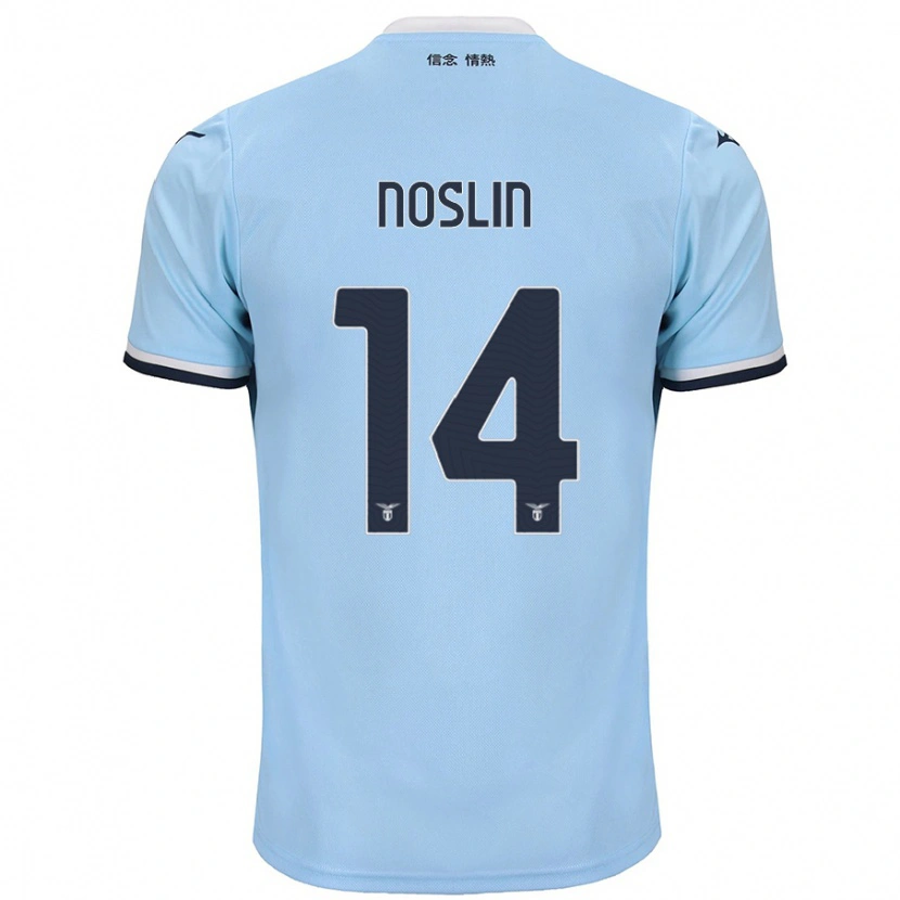 Danxen Bambino Maglia Tijjani Noslin #14 Blu Kit Gara Home 2024/25 Maglietta