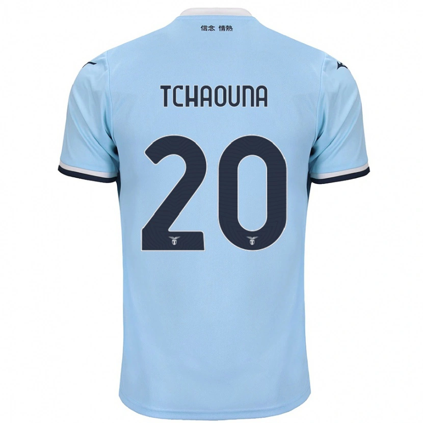 Danxen Bambino Maglia Loum Tchaouna #20 Blu Kit Gara Home 2024/25 Maglietta