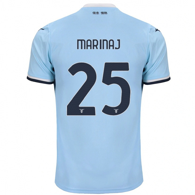 Danxen Bambino Maglia Kledi Marinaj #25 Blu Kit Gara Home 2024/25 Maglietta