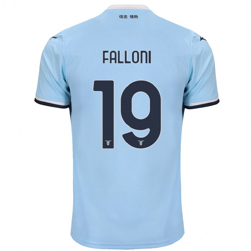 Danxen Bambino Maglia Ludovica Falloni #19 Blu Kit Gara Home 2024/25 Maglietta