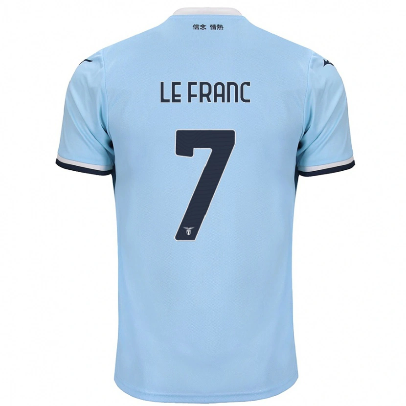 Danxen Bambino Maglia Chloé Le Franc #7 Blu Kit Gara Home 2024/25 Maglietta