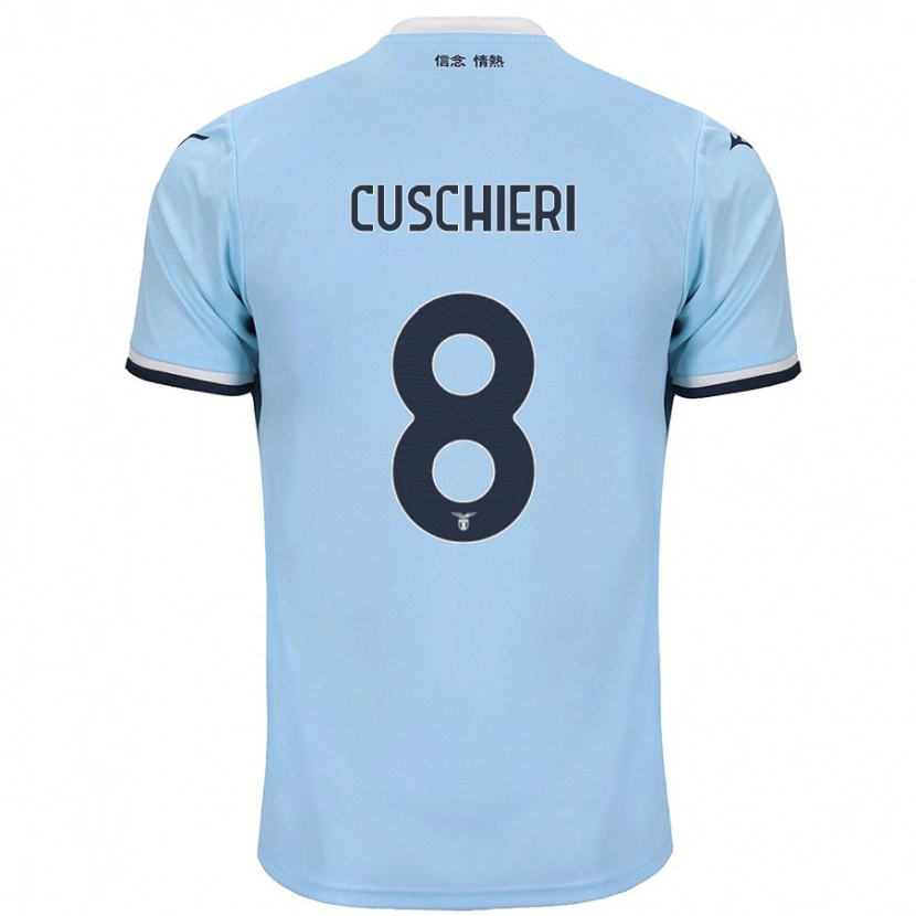 Danxen Bambino Maglia Rachel Cuschieri #8 Blu Kit Gara Home 2024/25 Maglietta
