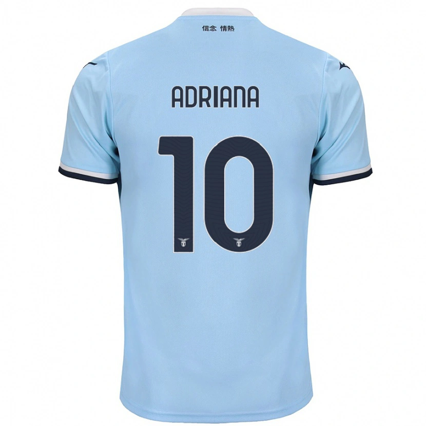 Danxen Bambino Maglia Adriana Martín Santamaría #10 Blu Kit Gara Home 2024/25 Maglietta