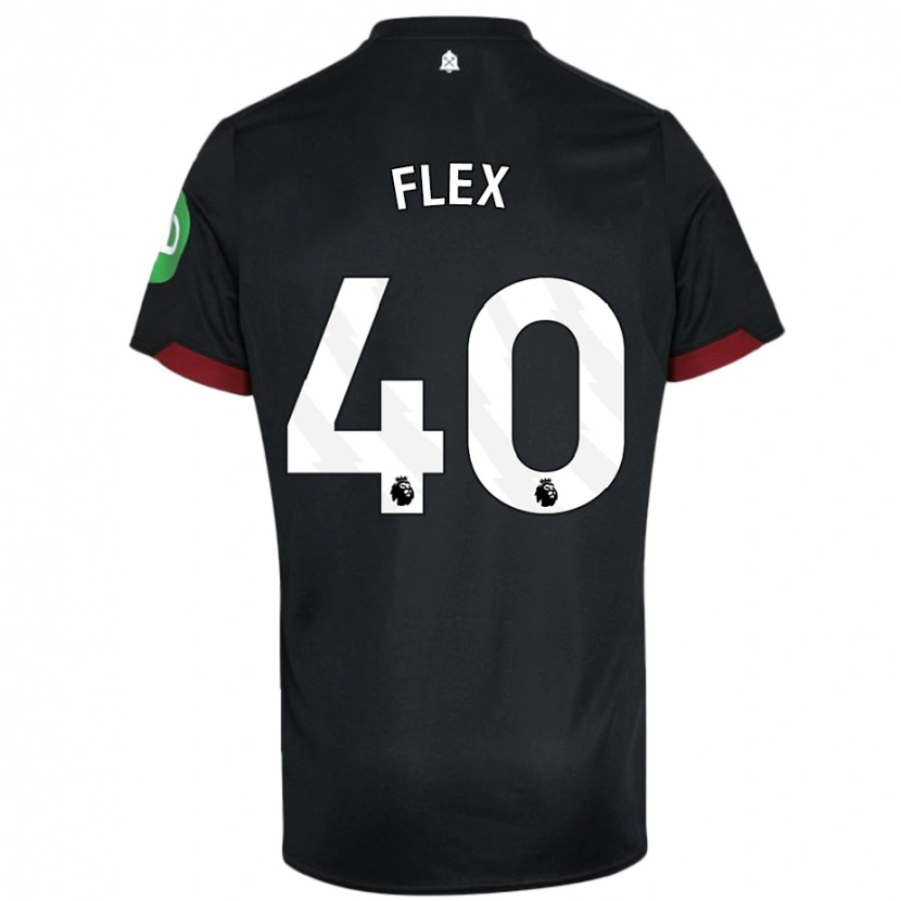 Danxen Bambino Maglia Armstrong Oko Flex #40 Nero Bianco Kit Gara Away 2024/25 Maglietta